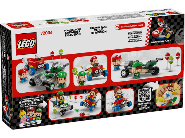 LEGO® Super Mario™ 72034 – Mario Kart™: Baby Mario vs. Baby Luigi