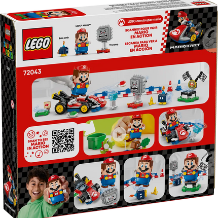 LEGO® Super Mario™ 72043 – Mario Kart™: Interactive LEGO® Mario™ &amp; Standard Kart