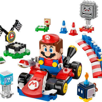 LEGO® Super Mario™ 72043 – Mario Kart™: Interactive LEGO® Mario™ &amp; Standard Kart