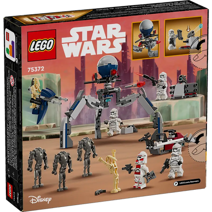 LEGO® Star Wars™ 75372 – Clone Trooper™ & Battle Droid™ Battle Pack